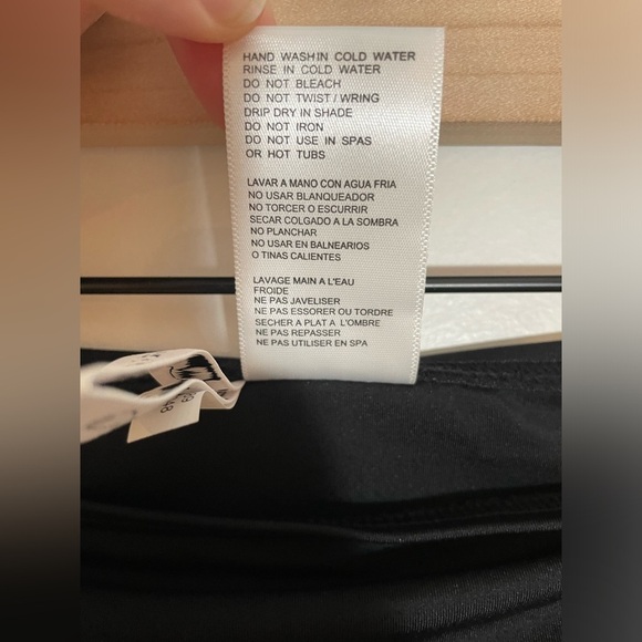 Calvin Klein Black Women’s Swim Bottoms Side Scrunch Tie Size Large Beach 🏝️ ☀️ - Picture 7 of 8